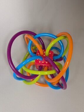 Infant Toy Bundle - teethers, shakers, sensory toys, stacker - 6 toys/12 pieces